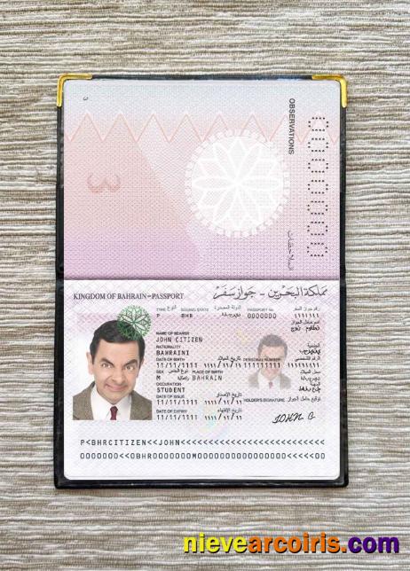 Bahrain passport photolook